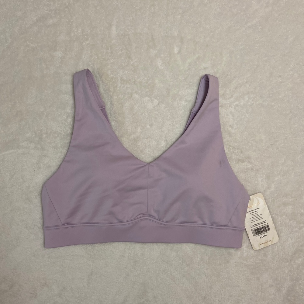 Fabletics Lavender Sports Bra